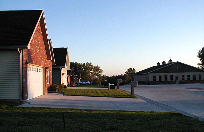 North View from Terrace Circle towards Clubhouse